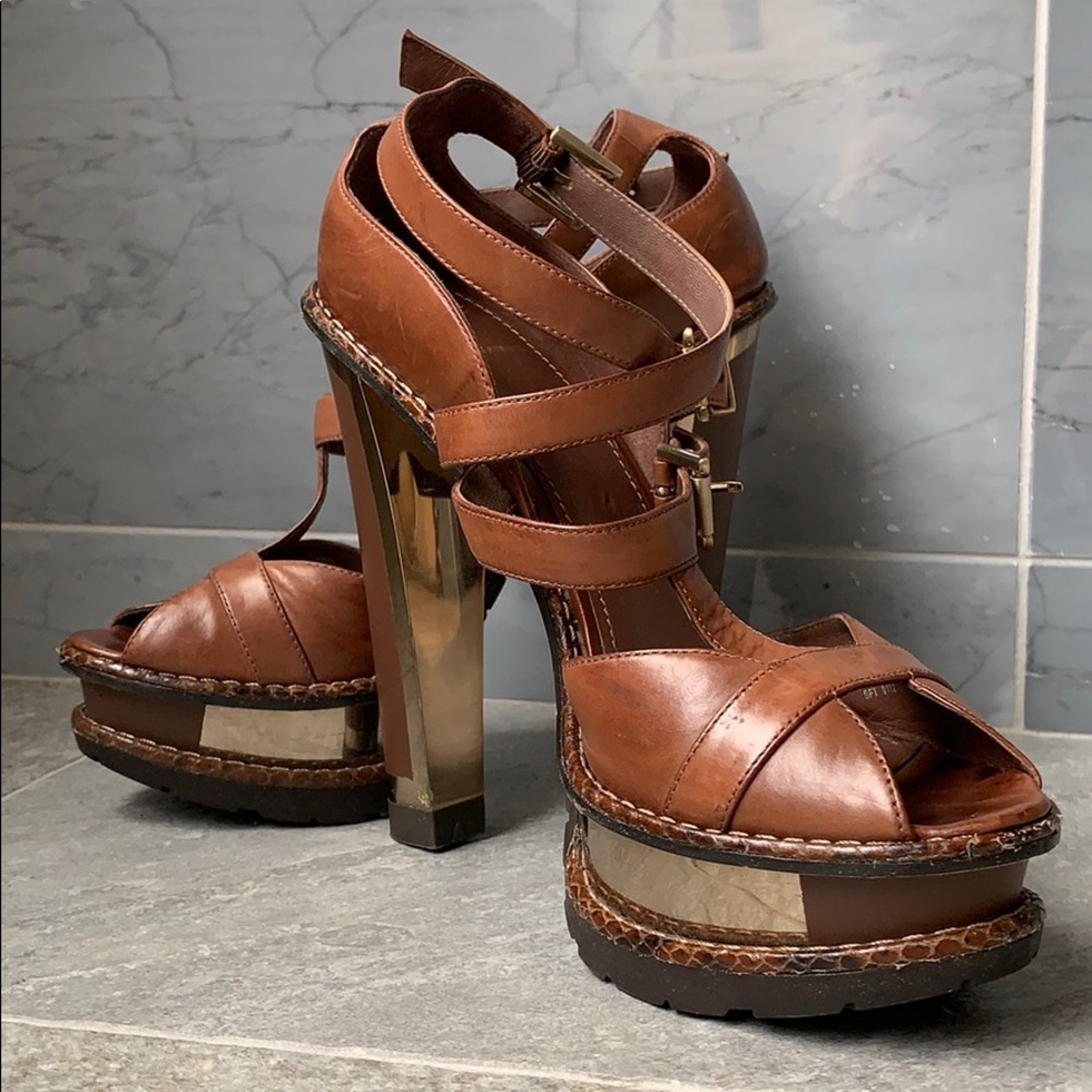 Brian Atwood sexy brown high heels